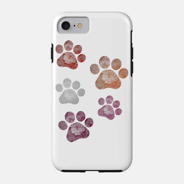 13269055_0-54 Subtle Floral Paw Prints Flag