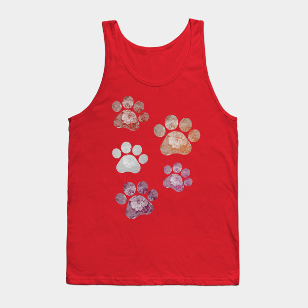 13269055_0-88 Subtle Floral Paw Prints Flag