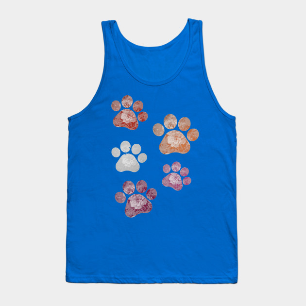 13269055_0-90 Subtle Floral Paw Prints Flag