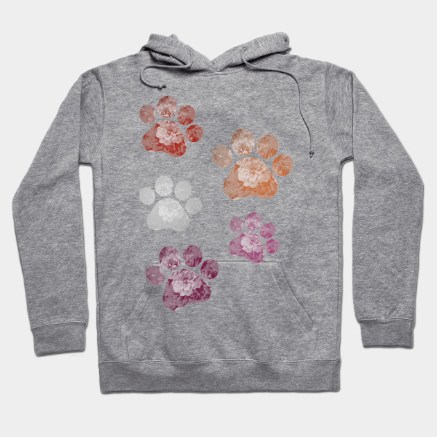 13269055_0-96 Subtle Floral Paw Prints Flag