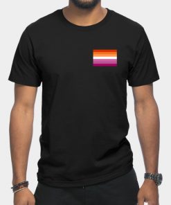 Lesbian T-Shirts - Lesbian Flag T-Shirt TP1503 4 - Lesbian Flag Lesbian Flag