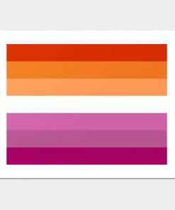 Lesbian Posters - Lesbian Flag Poster TP1503 2 - Lesbian Flag Lesbian Flag