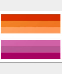 Lesbian Posters - Lesbian Flag Poster TP1503 4 - Lesbian Flag Lesbian Flag