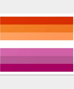 Lesbian Posters - Lesbian Flag Poster TP1503 5 - Lesbian Flag Lesbian Flag
