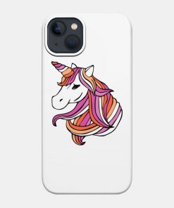 Lesbian Cases - Lesbian Flag Unicorn Phone Case TP1503 9 - Lesbian Flag Lesbian Flag Unicorn