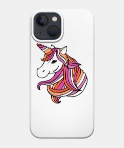 Lesbian Cases - Lesbian Flag Unicorn Phone Case TP1503 10 - Lesbian Flag Lesbian Flag Unicorn
