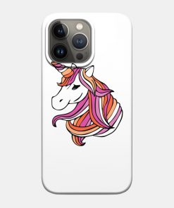Lesbian Cases - Lesbian Flag Unicorn Phone Case TP1503 11 - Lesbian Flag Lesbian Flag Unicorn