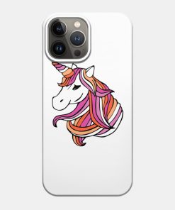 Lesbian Cases - Lesbian Flag Unicorn Phone Case TP1503 12 - Lesbian Flag Lesbian Flag Unicorn