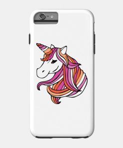 Lesbian Cases - Lesbian Flag Unicorn Phone Case TP1503 19 - Lesbian Flag Lesbian Flag Unicorn