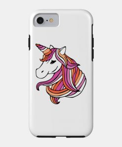 Lesbian Cases - Lesbian Flag Unicorn Phone Case TP1503 26 - Lesbian Flag Lesbian Flag Unicorn