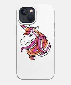 Lesbian Cases - Lesbian Flag Unicorn Phone Case TP1503 27 - Lesbian Flag Lesbian Flag Unicorn