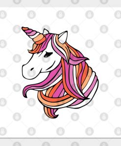 Lesbian Flag Unicorn
