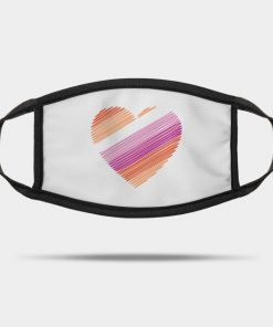 Lesbian Flag Heart