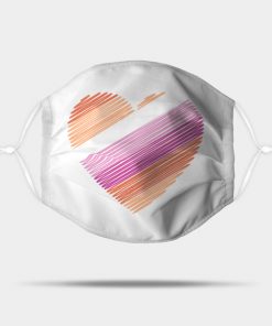 Lesbian Flag Heart