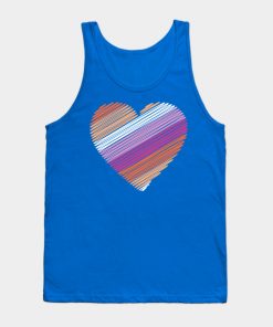 Lesbian Flag Heart