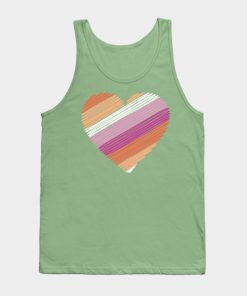 Lesbian Flag Heart