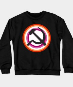 Lesbian Sweatshirts - Lesbian Pride Communist Sweatshirt TP1503 6 - Lesbian Flag Lesbian Pride Communist