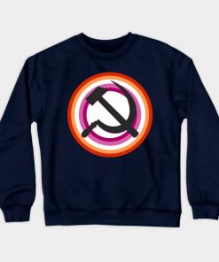 Lesbian Sweatshirts - Lesbian Pride Communist Sweatshirt TP1503 7 - Lesbian Flag Lesbian Pride Communist