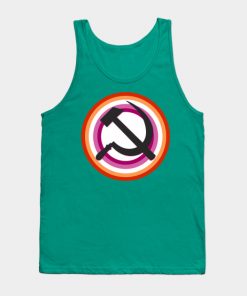 Lesbian Tank Tops - Lesbian Pride Communist Tank Top TP1503 5 - Lesbian Flag Lesbian Pride Communist