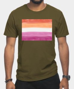 Lesbian T-Shirts - Butch T-Shirt TP1503 28 - Lesbian Flag Lesbian flag