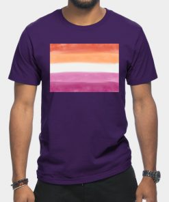 Lesbian T-Shirts - Butch T-Shirt TP1503 44 - Lesbian Flag Lesbian flag