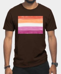Lesbian T-Shirts - Butch T-Shirt TP1503 45 - Lesbian Flag Lesbian flag
