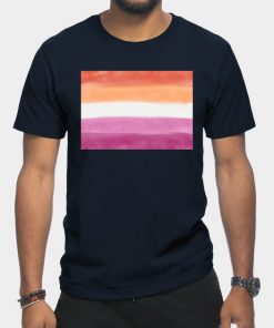 Lesbian T-Shirts - Butch T-Shirt TP1503 46 - Lesbian Flag Lesbian flag