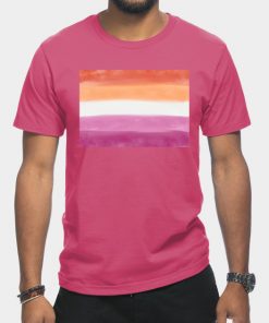 Lesbian T-Shirts - Butch T-Shirt TP1503 47 - Lesbian Flag Lesbian flag