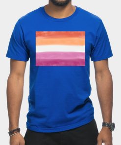 Lesbian T-Shirts - Butch T-Shirt TP1503 48 - Lesbian Flag Lesbian flag