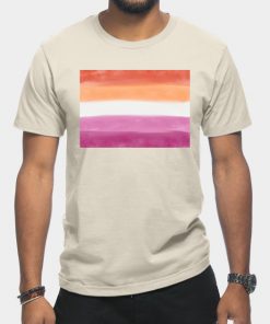 Lesbian T-Shirts - Butch T-Shirt TP1503 49 - Lesbian Flag Lesbian flag
