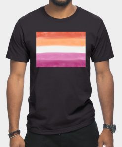 Lesbian T-Shirts - Butch T-Shirt TP1503 27 - Lesbian Flag Lesbian flag