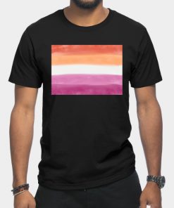 Lesbian T-Shirts - Butch T-Shirt TP1503 53 - Lesbian Flag Lesbian flag