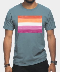 Lesbian T-Shirts - Butch T-Shirt TP1503 32 - Lesbian Flag Lesbian flag