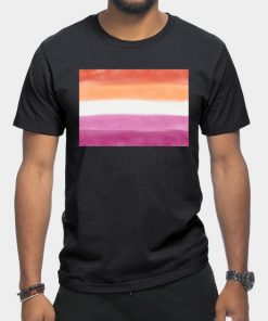 Lesbian T-Shirts - Butch T-Shirt TP1503 33 - Lesbian Flag Lesbian flag