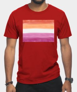 Lesbian T-Shirts - Butch T-Shirt TP1503 34 - Lesbian Flag Lesbian flag
