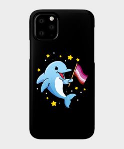 Lesbian Cases - Lesbian Dolphin Lesbian Pride Phone Case TP1503 4 - Lesbian Flag Lesbian Dolphin Lesbian Pride