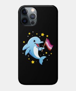 Lesbian Cases - Lesbian Dolphin Lesbian Pride Phone Case TP1503 6 - Lesbian Flag Lesbian Dolphin Lesbian Pride