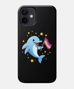 Lesbian Cases - Lesbian Dolphin Lesbian Pride Phone Case TP1503 7 - Lesbian Flag Lesbian Dolphin Lesbian Pride