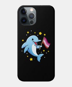Lesbian Cases - Lesbian Dolphin Lesbian Pride Phone Case TP1503 8 - Lesbian Flag Lesbian Dolphin Lesbian Pride