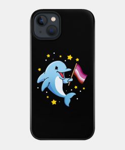 Lesbian Cases - Lesbian Dolphin Lesbian Pride Phone Case TP1503 9 - Lesbian Flag Lesbian Dolphin Lesbian Pride