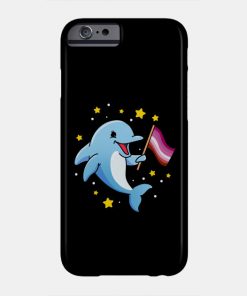 Lesbian Cases - Lesbian Dolphin Lesbian Pride Phone Case TP1503 13 - Lesbian Flag Lesbian Dolphin Lesbian Pride