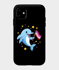 Lesbian Cases - Lesbian Dolphin Lesbian Pride Phone Case TP1503 25 - Lesbian Flag Lesbian Dolphin Lesbian Pride