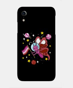 Lesbian Cases - Lesbian Butterfly In Space Lesbian Pride Phone Case TP1503 2 - Lesbian Flag Lesbian Butterfly In Space Lesbian Pride