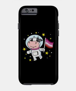 Lesbian Cases - Lesbian Cow In Space Lesbian Phone Case TP1503 17 - Lesbian Flag Lesbian Cow In Space Lesbian