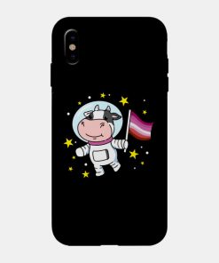 Lesbian Cases - Lesbian Cow In Space Lesbian Phone Case TP1503 18 - Lesbian Flag Lesbian Cow In Space Lesbian