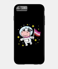 Lesbian Cases - Lesbian Cow In Space Lesbian Phone Case TP1503 19 - Lesbian Flag Lesbian Cow In Space Lesbian