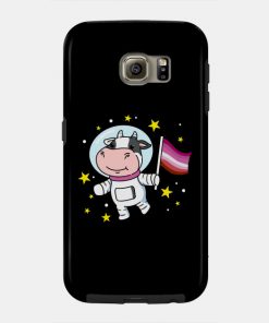 Lesbian Cases - Lesbian Cow In Space Lesbian Phone Case TP1503 21 - Lesbian Flag Lesbian Cow In Space Lesbian