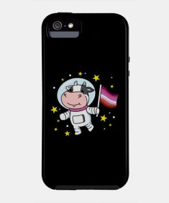 Lesbian Cases - Lesbian Cow In Space Lesbian Phone Case TP1503 24 - Lesbian Flag Lesbian Cow In Space Lesbian
