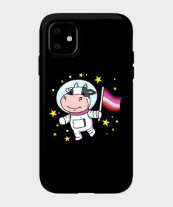 Lesbian Cases - Lesbian Cow In Space Lesbian Phone Case TP1503 25 - Lesbian Flag Lesbian Cow In Space Lesbian