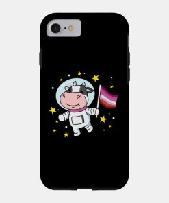 Lesbian Cases - Lesbian Cow In Space Lesbian Phone Case TP1503 26 - Lesbian Flag Lesbian Cow In Space Lesbian